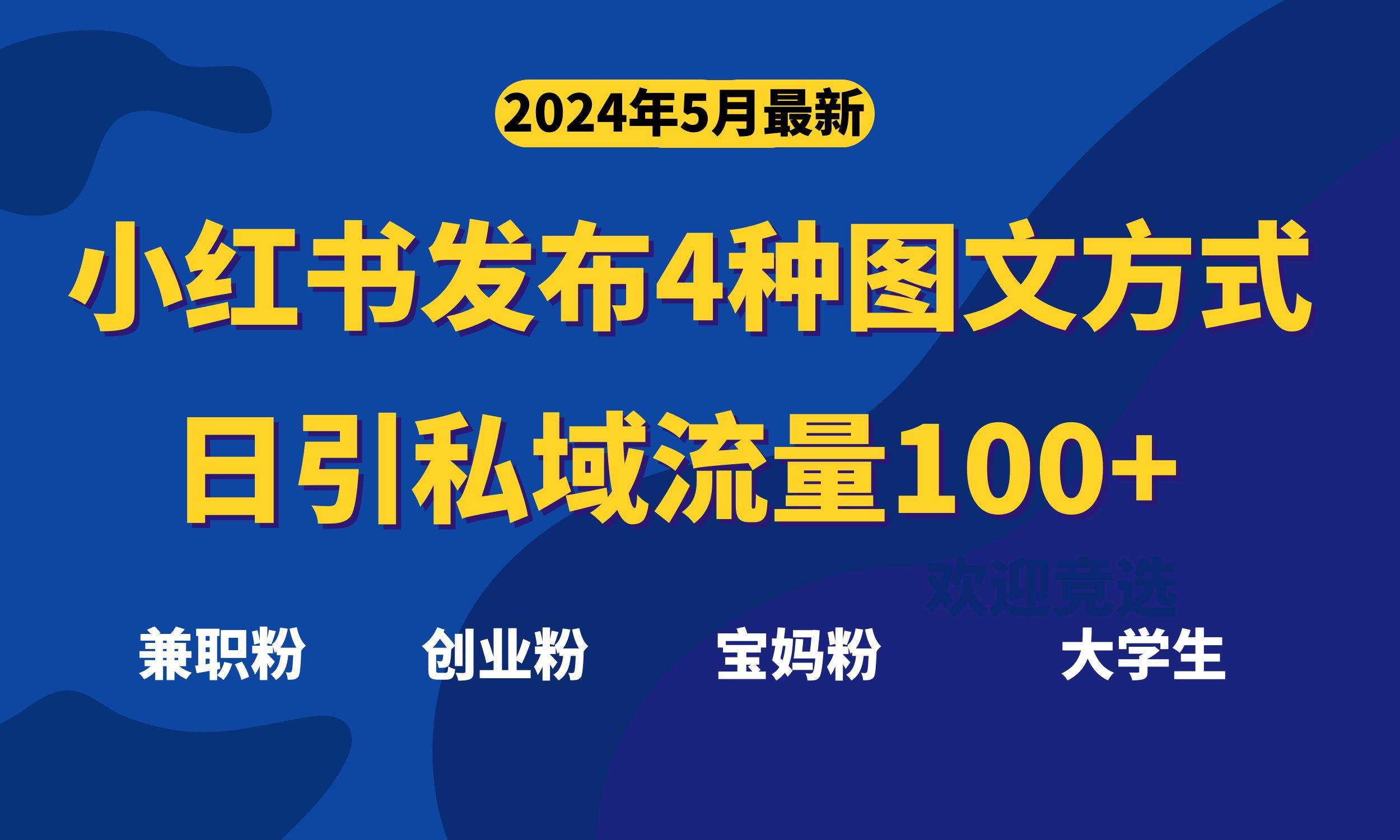 最新小红书发布这四种图文，日引私域流量100+不成问题，-舒阳传媒网