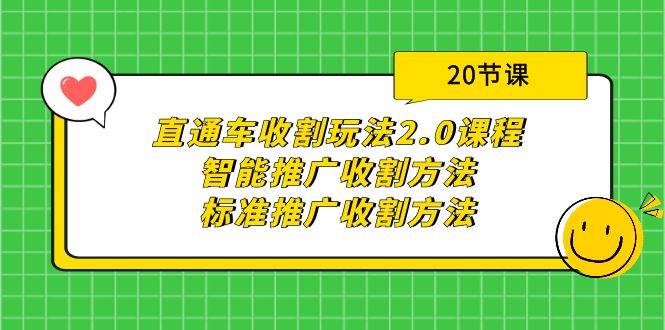 直通车收割玩法2.0课程：智能推广收割方法+标准推广收割方法（20节课）-舒阳传媒网