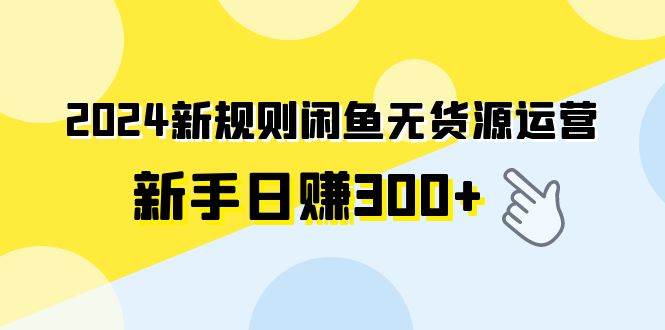 2024新规则闲鱼无货源运营新手日赚300+-舒阳传媒网