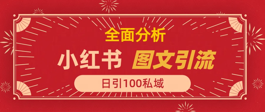 小红书图文引流，全面解析日引100私域流量是怎样做到的-舒阳传媒网